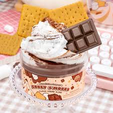 Gooey S'mores Cloud Slime