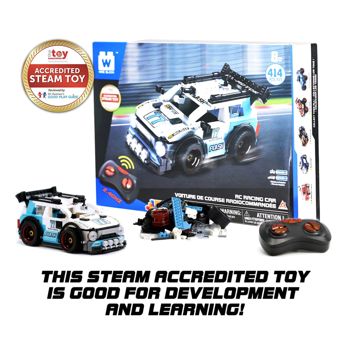 Wise Block RC Race Car | Buildable Remote Control Vehicle