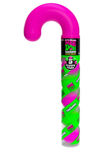 NeeDoh Cool Cane – Sensory Squishy Toy Holiday Pack