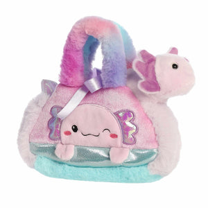 Fancy Pals: Purple Axolotl – Plush & Sparkly Carrier Set