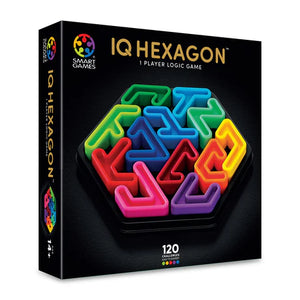 IQ Deluxe: Hexagon – SmartGames Logic Puzzle (120 Challenges)