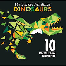 My Sticker Paintings: Dinosaur