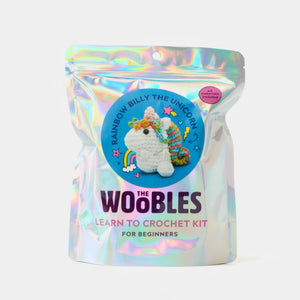 The Woobles Rainbow Unicorn Crochet Kit – DIY Plush Unicorn