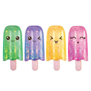 Squishy Glitter Pops Sensory Fidget Toy - Assorted Colors