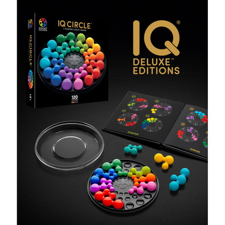 IQ Deluxe: Circle – SmartGames Logic Puzzle for Teens & Adults