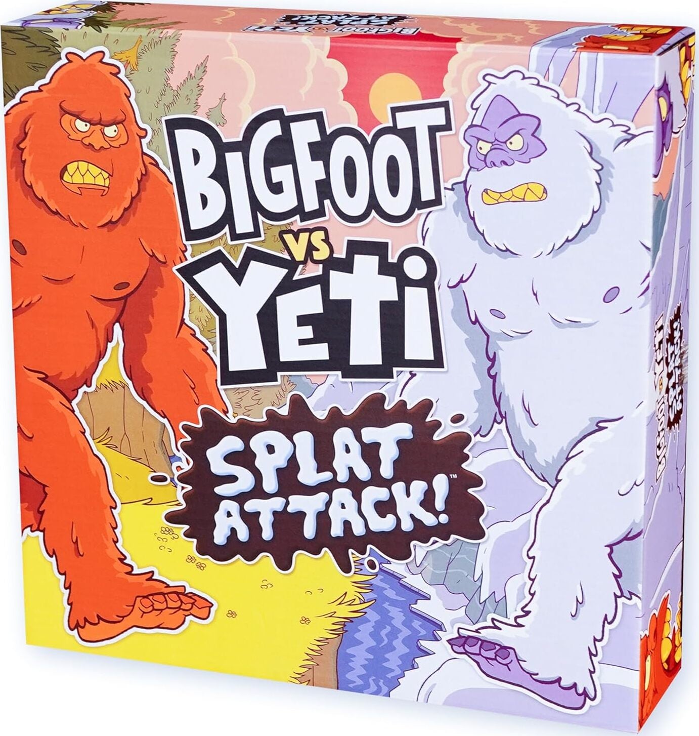 BigFoot vs Yeti - Splat Attack! Game - Gingerbread House Toys