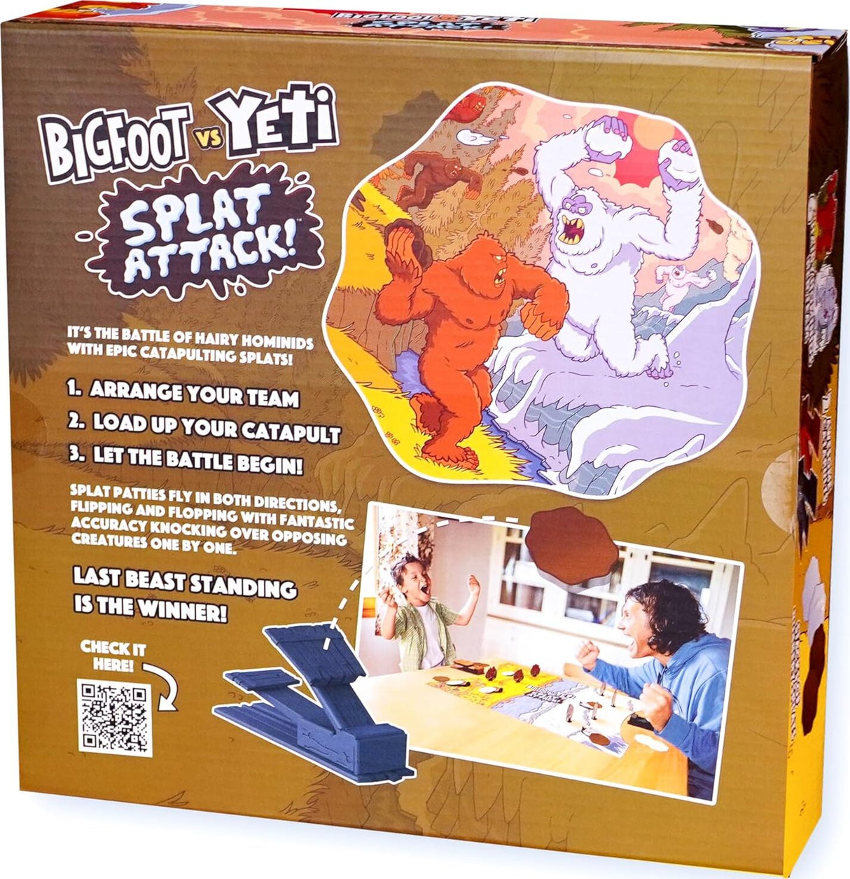 Big Foot vs Yeti Splat Attack!