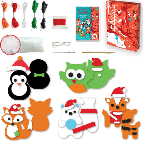 Totally Santa Make Your Own Felt Animal Ornaments