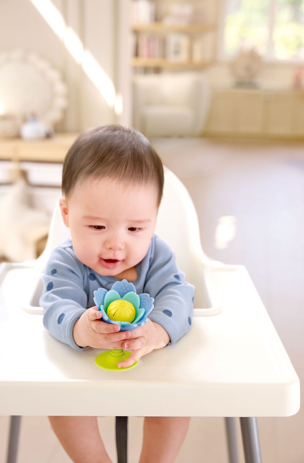 Rattle & Teether Blue