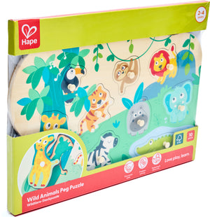 Wild Animals Peg Puzzle