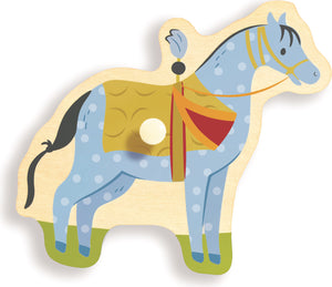 Majestic Animals Peg Puzzle