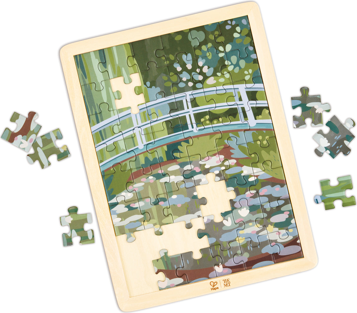 Monet Water-Lily Garden Puzzle