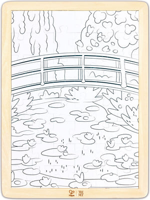 Monet Water-Lily Garden Puzzle
