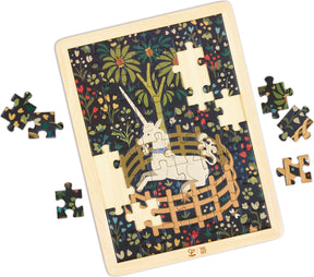 Unicorn in a Garden Puzzle