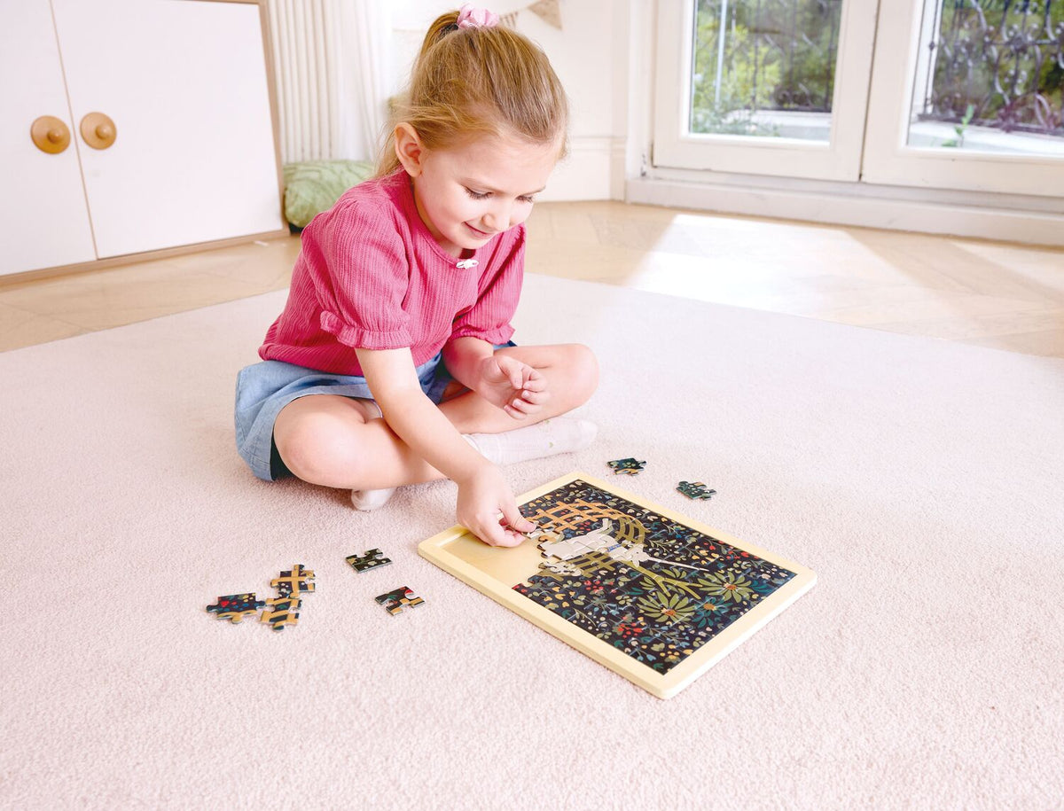 Unicorn in a Garden Puzzle