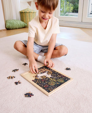 Unicorn in a Garden Puzzle