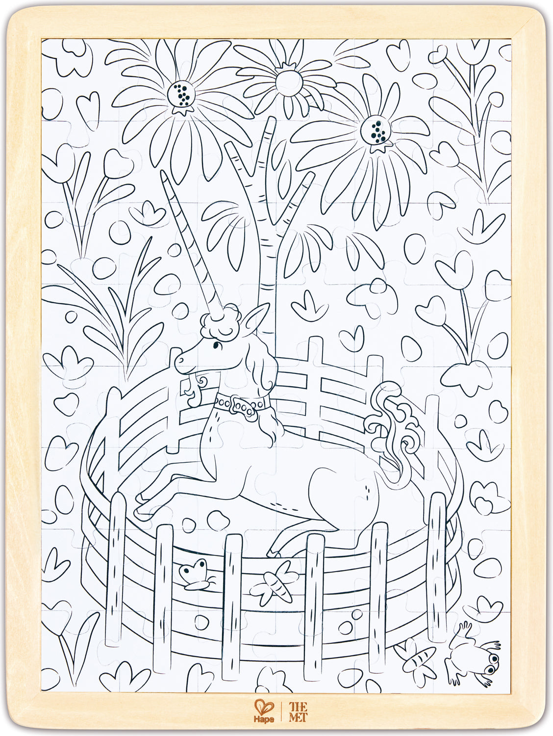 Unicorn in a Garden Puzzle