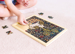 Unicorn in a Garden Puzzle