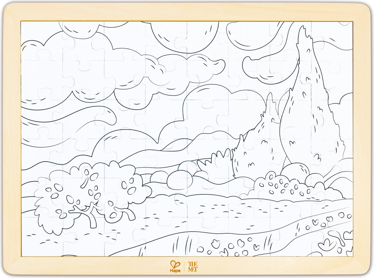 Van Gogh Cypresses Puzzle