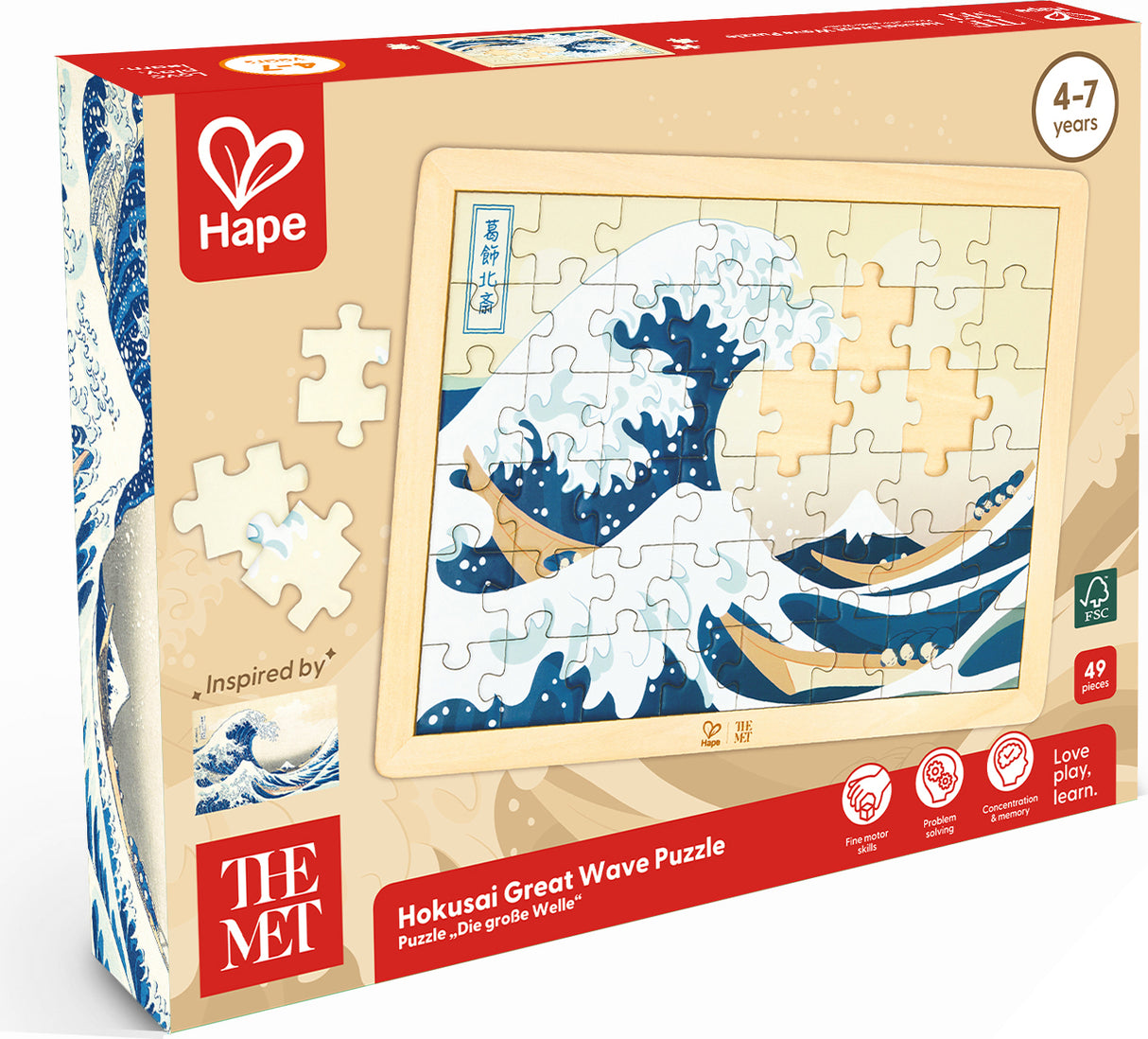 Hokusai Great Wave Puzzle