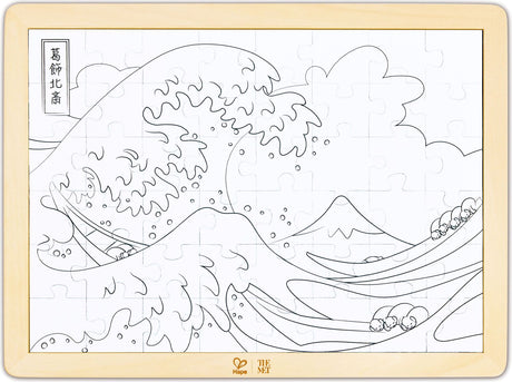 Hokusai Great Wave Puzzle