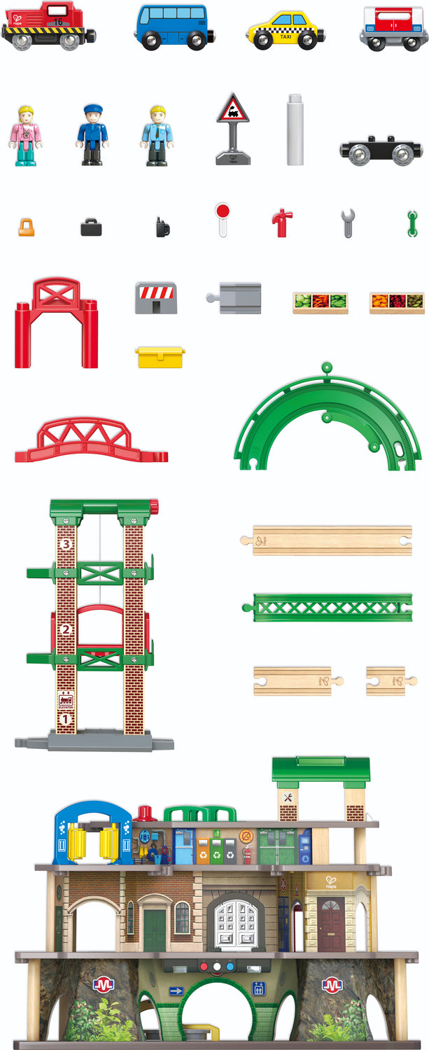 Multi-Level Railway City Set (DS)