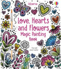 Love, Hearts and Flowers Magic Painting Book