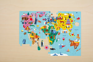 Map of the World Geography Puzzle