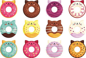 Cat Donuts Shaped Memory Match