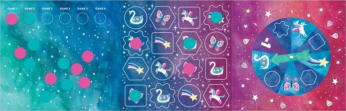 Unicorn Magic 4-in-a-Row Magnetic Board Game