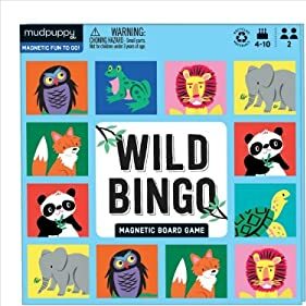 Wild Bingo Magnetic Board Game