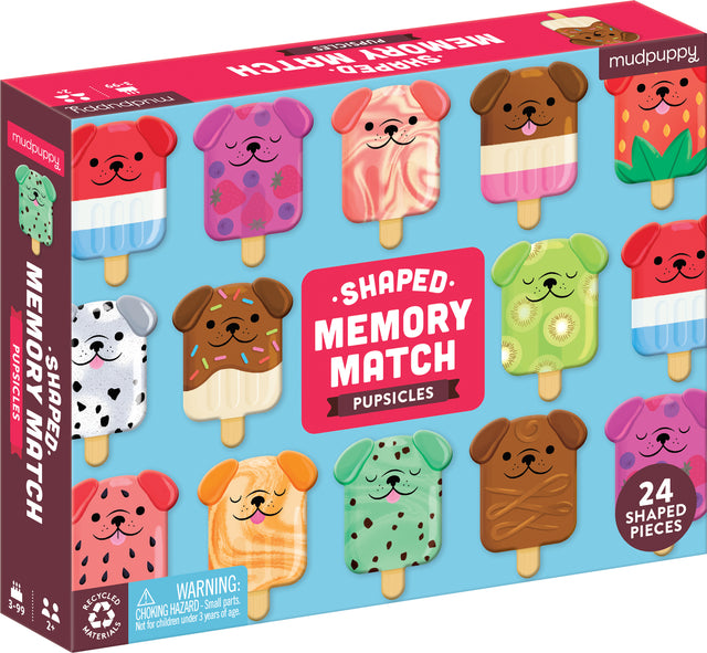 Pupsicles Shaped Memory Match