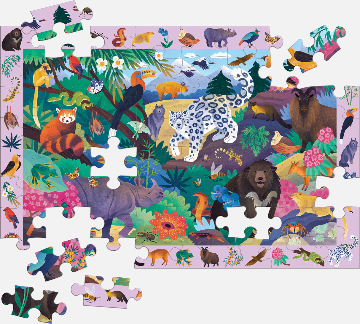 In the Mountains 64 Piece Search and Find Puzzle