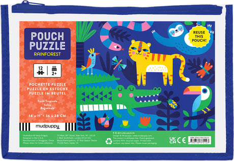 Rainforest 12 Piece Pouch Puzzle