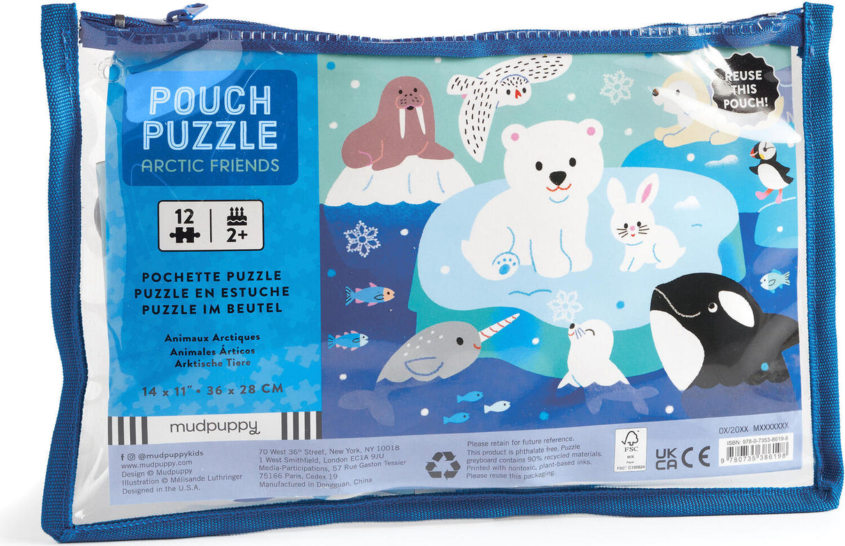 Arctic Friends 12 Piece Pouch Puzzle