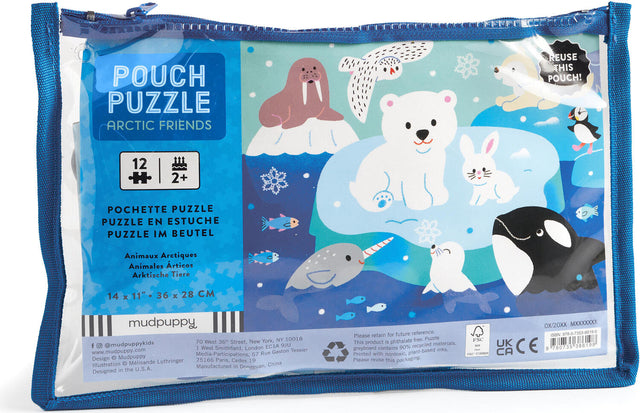 Arctic Friends 12 Piece Pouch Puzzle