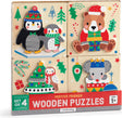 Christmas Set of 4 Wood Puzzles