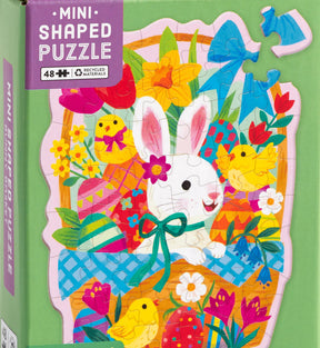 Bunny Basket 48 Piece Mini Shaped Puzzle