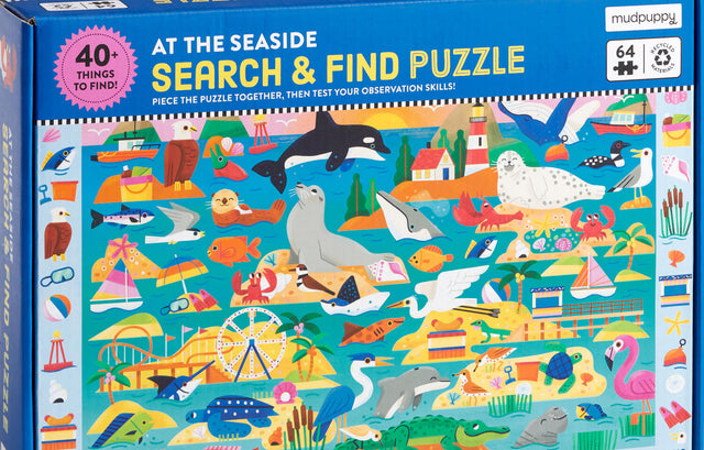At the Seaside 64 Piece Search & Find Puzzle