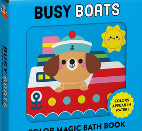 Busy Boats Color Magic Bath Book