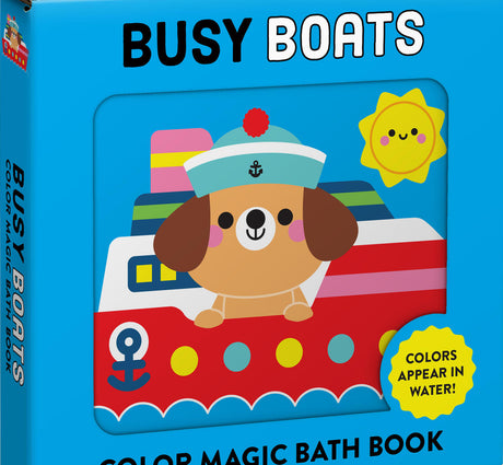Busy Boats Color Magic Bath Book