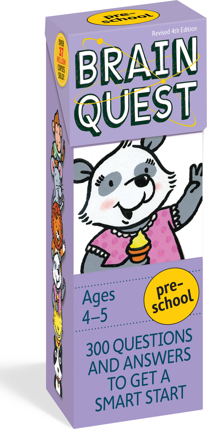 Brain Quest Preschool Q&A Cards: 300 Questions and Answers to Get a Smart Start. Curriculum-based! Teacher-approved!