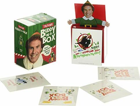 Elf Talking Buddy-in-a-Box: ""Does somebody need a hug?""