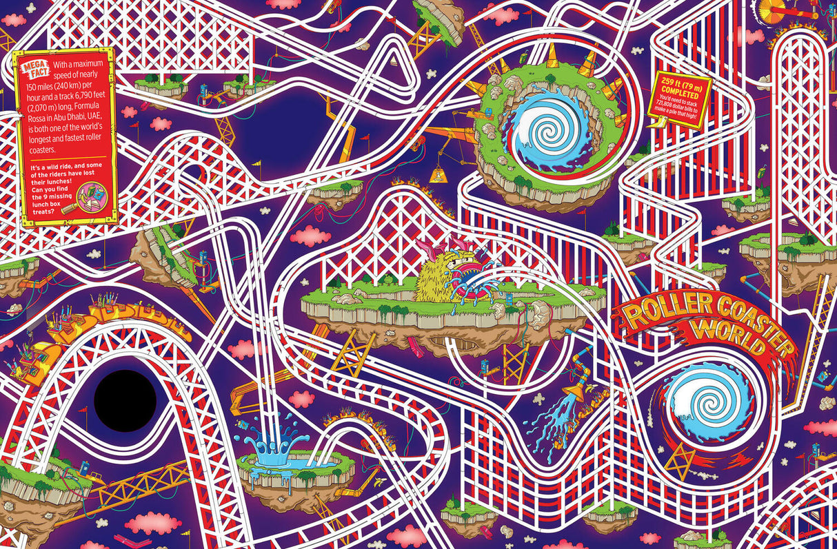 Mega-Maze Adventure! (Maze Activity Book for Kids Ages 7+): A Journey Through the World's Longest Maze in a Book