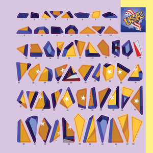 Paint by Sticker Kids: America: Create 10 Pictures One Sticker at a Time!