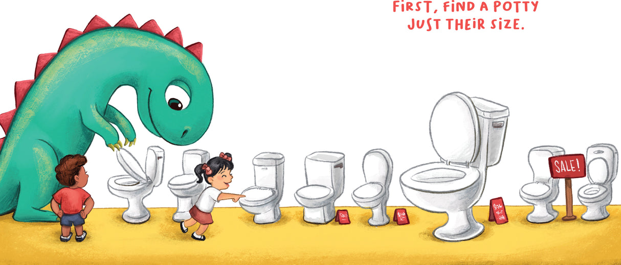 How to Potty Train a Dinosaur