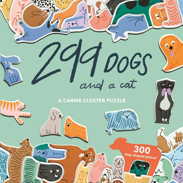 299 Dogs (and a cat) 300 Piece Puzzle - Gingerbread House Toys