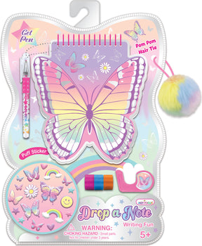 Drop A Note Writing Fun, Tie Dye Butterfly