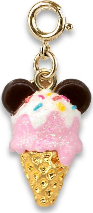 Gold Mickey Ice Cream Charm