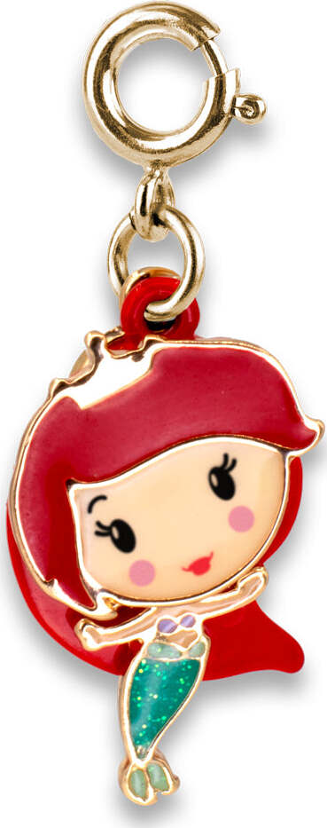 Gold Swivel Ariel Charm